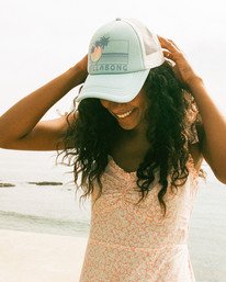 0 Across Waves Trucker Hat Brown JAHWQBAC Billabong