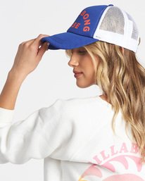 1 Across Waves Trucker Hat Blue JAHWQBAC Billabong
