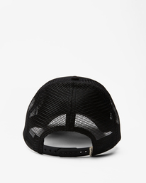 3 Across Waves Trucker Hat Black JAHWQBAC Billabong