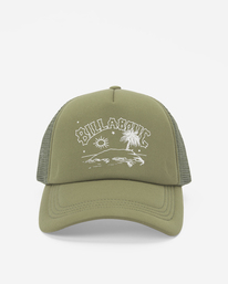 1 Across Waves Trucker Hat Green JAHWQBAC Billabong