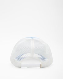 6 Across Waves Trucker Hat Blue JAHWQBAC Billabong
