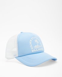 5 Across Waves Trucker Hat Blue JAHWQBAC Billabong