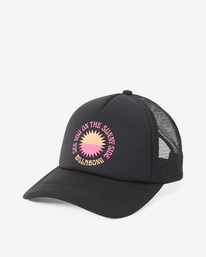 1 Across Waves Trucker Hat Black JAHWQBAC Billabong