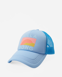 1 Across Waves Trucker Hat Blue JAHWQBAC Billabong