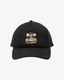 3 Across Waves Trucker Hat Black JAHWQBAC Billabong