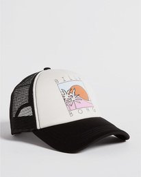 3 Across Waves Trucker Hat Black JAHWQBAC Billabong