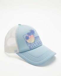 3 Across Waves Trucker Hat Brown JAHWQBAC Billabong