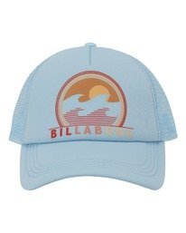 1 Across Waves Trucker Hat Blue JAHWQBAC Billabong