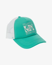 4 Across Waves Trucker Hat Green JAHWQBAC Billabong