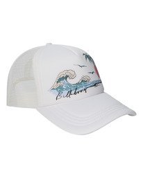 3 Across Waves Trucker Hat Green JAHWQBAC Billabong