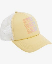 2 Across Waves Trucker Hat Yellow JAHWQBAC Billabong