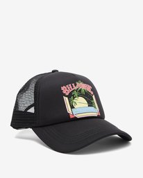 3 Across Waves Trucker Hat Pink JAHWQBAC Billabong