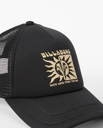 6 Across Waves Trucker Hat Black JAHWQBAC Billabong