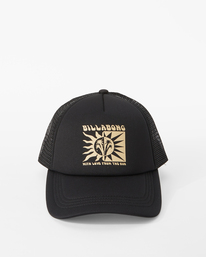 3 Across Waves Trucker Hat Black JAHWQBAC Billabong