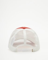 3 Across Waves Trucker Hat Red JAHWQBAC Billabong