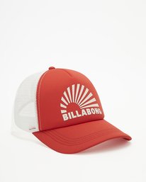 2 Across Waves Trucker Hat Red JAHWQBAC Billabong