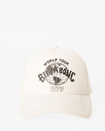1 Across Waves Trucker Hat White JAHWQBAC Billabong