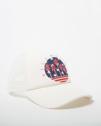 2 Across Waves Trucker Hat Beige JAHWQBAC Billabong