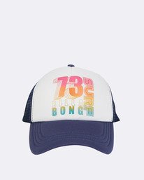 0 Across Waves Trucker Hat Blue JAHWQBAC Billabong