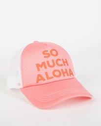 2 Across Waves Trucker Hat Pink JAHWQBAC Billabong