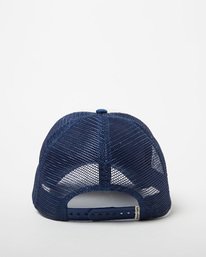 3 Across Waves Trucker Hat Blue JAHWQBAC Billabong