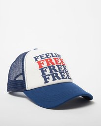 2 Across Waves Trucker Hat Blue JAHWQBAC Billabong