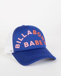 4 Across Waves Trucker Hat Blue JAHWQBAC Billabong