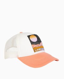 2 Across Waves Trucker Hat Orange JAHWQBAC Billabong