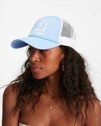 1 Across Waves Trucker Hat Blue JAHWQBAC Billabong