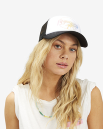 0 Across Waves Trucker Hat Green JAHWQBAC Billabong