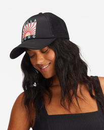 0 Across Waves Trucker Hat Black JAHWQBAC Billabong