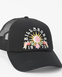 6 Aloha Forever Trucker Hat Black JAHWQBAL Billabong