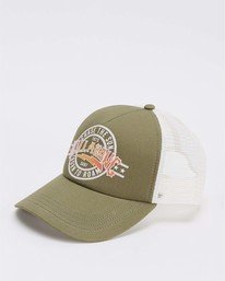 0 Aloha Forever Trucker Hat Green JAHWQBAL Billabong