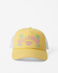 1 Aloha Forever Trucker Hat Yellow JAHWQBAL Billabong