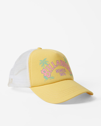 2 Aloha Forever Trucker Hat Yellow JAHWQBAL Billabong