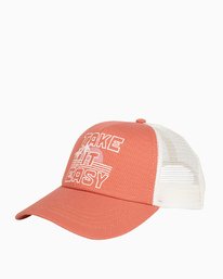 0 Aloha Forever Trucker Hat Orange JAHWQBAL Billabong