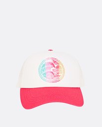 1 Aloha Forever Trucker Hat Red JAHWQBAL Billabong