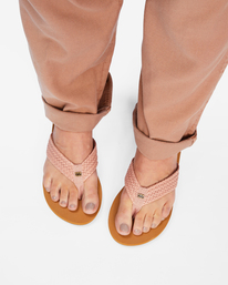 4 Kai Braided Sandals Pink JFOTVBKA Billabong
