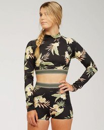 2 Night Sesh Crop Top Black JY023BNI Billabong