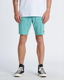 2 Crossfire X  Mid Submersible Short 19" Blue M2011BCM Billabong
