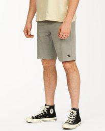 3 Crossfire Slub Submersible Short 21" Grey M2031BCS Billabong
