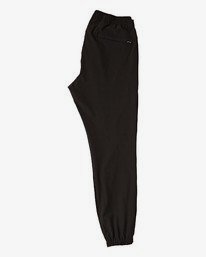 9 A/Div Transport Elastic Waist Pants Black M3153BTP Billabong