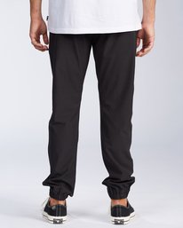 3 A/Div Transport Elastic Waist Pants Black M3153BTP Billabong