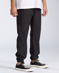 2 A/Div Transport Elastic Waist Pants Black M3153BTP Billabong