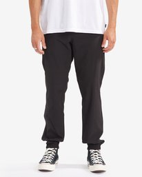 4 A/Div Transport Elastic Waist Pants Black M3153BTP Billabong