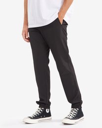 5 A/Div Transport Elastic Waist Pants Black M3153BTP Billabong