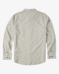 4 All Day Jacquard Long Sleeve Shirt Red M5223BAJ Billabong
