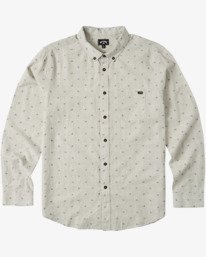 3 All Day Jacquard Long Sleeve Shirt Red M5223BAJ Billabong