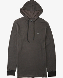 4 Keystone Pullover Thermal Hoodie Black M9013BKE Billabong
