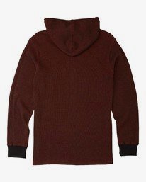 6 Keystone Pullover Thermal Hoodie Red M9013BKE Billabong